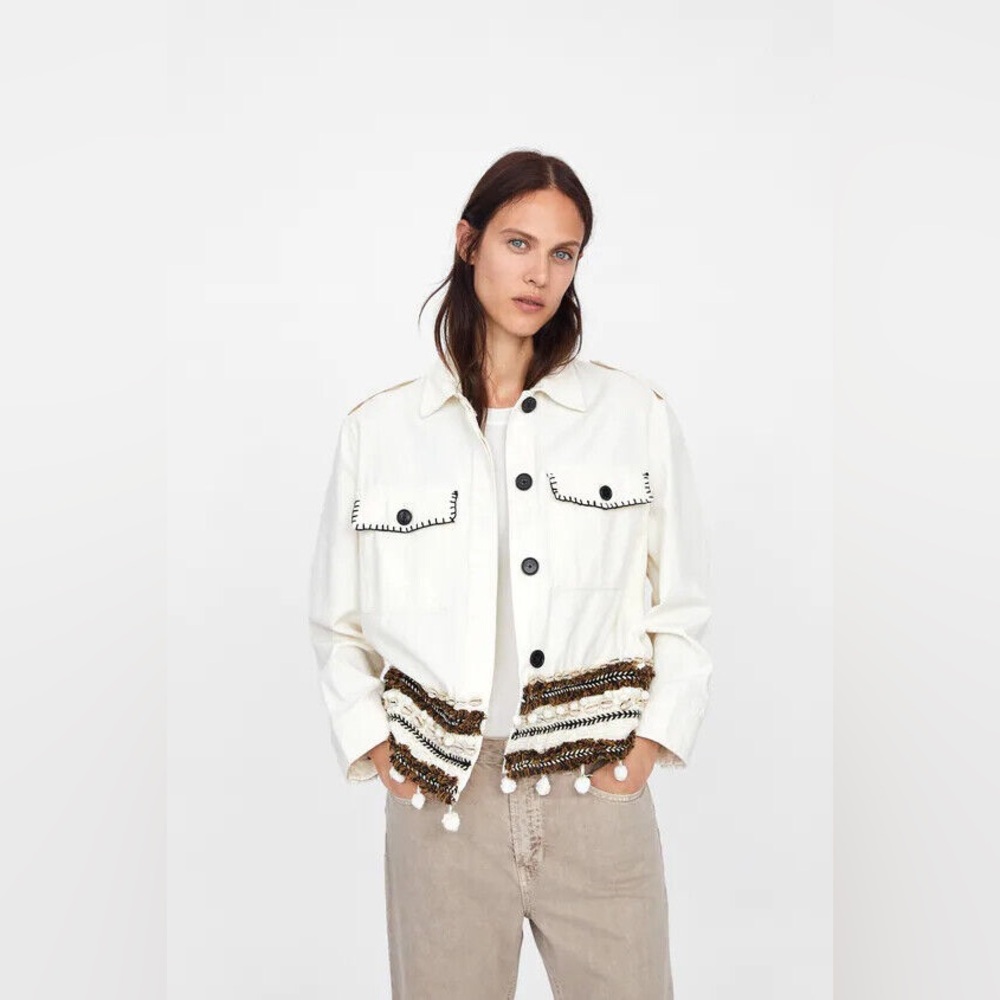 Zara Tassel Seashells Jacket‎ - Picture 3 of 17